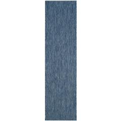 COURTYARD, NAVY / NAVY, 2'-3" X 8', Area Rug, CY8520-36822-28