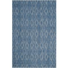 COURTYARD, NAVY / NAVY, 6'-7" X 6'-7" Square, Area Rug, CY8522-36822-7SQ