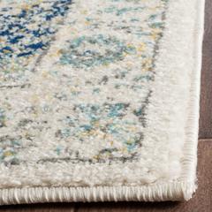 EVOKE, IVORY / BLUE, 2'-2" X 19', Area Rug, EVK220C-219