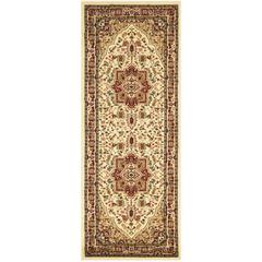 LYNDHURST, IVORY / RED, 2'-3" X 22', Area Rug, LNH330A-222