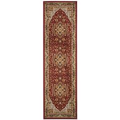 LYNDHURST, RED / BLACK, 2'-3" X 8', Area Rug, LNH330B-28