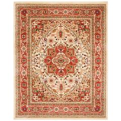 LYNDHURST, IVORY / RUST, 8' X 10', Area Rug