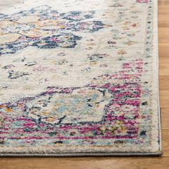 MADISON 900, IVORY / FUCHSIA, 6'-7" X 6'-7" Round, Area Rug