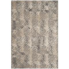 MEADOW, IVORY / GREY, 6'-7" X 6'-7" Round, Area Rug, MDW338A-7R
