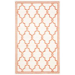 AMHERST, BEIGE / ORANGE, 6' X 9', Area Rug, AMT414F-6