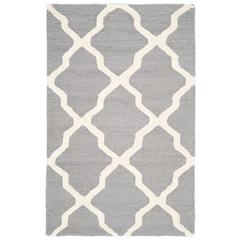 CAMBRIDGE, SILVER / IVORY, 2'-6" X 20', Area Rug, CAM121D-220