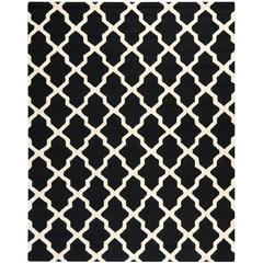 CAMBRIDGE, BLACK / IVORY, 9' X 12', Area Rug, CAM121E-9