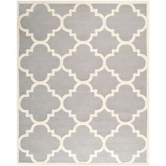 CAMBRIDGE, SILVER / IVORY, 9' X 12', Area Rug, CAM140D-9
