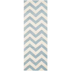 CHATHAM, BLUE / IVORY, 2'-3" X 9', Area Rug, CHT715B-29