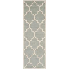 CHATHAM, GREY / IVORY, 2'-3" X 9', Area Rug, CHT733E-29