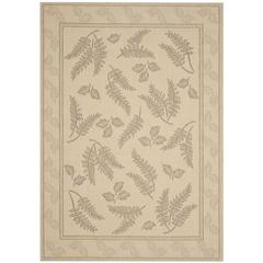COURTYARD, NATURAL / BROWN, 5'-3" X 5'-3" Round, Area Rug, CY0772-3001-5R