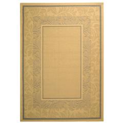 COURTYARD, NATURAL / BLUE, 6'-7" X 9'-6", Area Rug, CY1704-3101-6