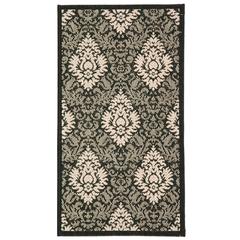 COURTYARD, BLACK / SAND, 5'-3" X 7'-7", Area Rug, CY2714-3908-5
