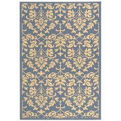 COURTYARD, BLUE / NATURAL, 5'-3" X 7'-7", Area Rug, CY3416-3103-5