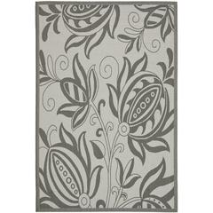 COURTYARD, LIGHT GREY / ANTHRACITE, 9' X 12', Area Rug, CY6109-78-9
