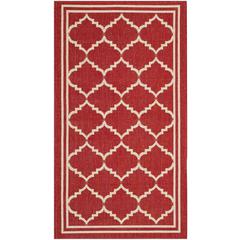 COURTYARD, RED / BEIGE, 4' X 5'-7", Area Rug, CY6889-248-4