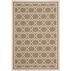 COURTYARD, BROWN / BONE, 8' X 11', Area Rug, CY6916-242-8