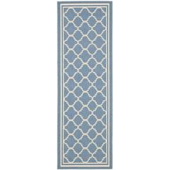 COURTYARD, BLUE / BEIGE, 2'-3" X 20', Area Rug, CY6918-243-220