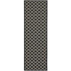COURTYARD, BLACK / BEIGE, 2'-3" X 20', Area Rug, CY6919-226-220