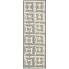 COURTYARD, GREY / CREAM, 2'-3" X 20', Area Rug