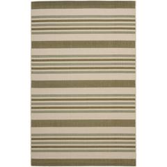 COURTYARD, BEIGE / GREEN, 5'-3" X 5'-3" Round, Area Rug, CY7062-234A18-5R