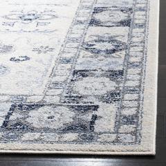 HARBOR, BLUE / CREME, 6'-7" X 6'-7" Square, Area Rug, HBR144C-6SQ