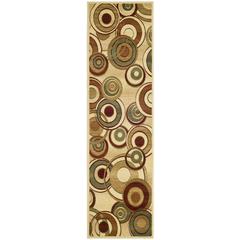 LYNDHURST, IVORY / MULTI, 2'-3" X 22', Area Rug