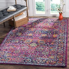 GRANADA, FUCHSIA / MULTI, 5'-1" X 7'-6", Area Rug