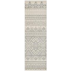 Adirondack, IVORY / SILVER, 2'-6" X 22', Area Rug, ADR107B-222