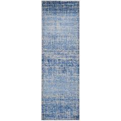 Adirondack, BLUE / SILVER, 2'-6" X 6', Area Rug, ADR116D-26