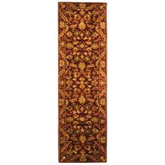 ANTIQUITY, WINE / GOLD, 2'-3" X 16', Area Rug