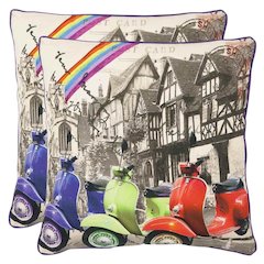 VIENNA  PILLOW, PIL456A-1818-SET2