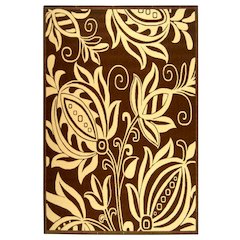 COURTYARD, CHOCOLATE / NATURAL, 2' X 3'-7", Area Rug, CY2961-3409-2