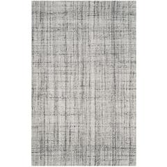 Abstract, GREY / BLACK, 5' X 8', Area Rug, ABT141B-5