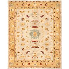 ANATOLIA, IVORY / GOLD, 9' X 12', Area Rug, AN543C-9