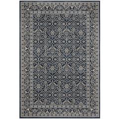 BRENTWOOD, NAVY / LIGHT GREY, 9' X 12', Area Rug, BNT870M-9