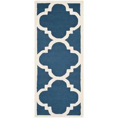 CAMBRIDGE, NAVY / IVORY, 2'-6" X 4', Area Rug, CAM140G-24