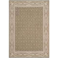 COURTYARD, BROWN / NATURAL, 6'-7" X 9'-6", Area Rug, CY2326-3009-6