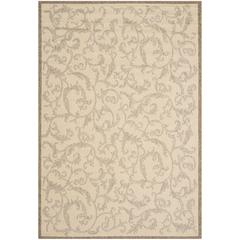 COURTYARD, NATURAL / BROWN, 6'-7" X 9'-6", Area Rug, CY2653-3001-6