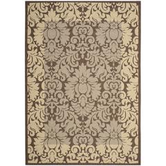 COURTYARD, CHOCOLATE / NATURAL, 5'-3" X 7'-7", Area Rug, CY2727-3409-5