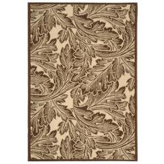 COURTYARD, NATURAL / CHOCOLATE, 6'-7" X 6'-7" Round, Area Rug, CY2996-3401-7R