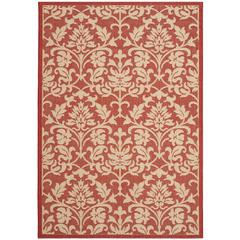 COURTYARD, RED / NATURAL, 9' X 12', Area Rug, CY3416-3707-9