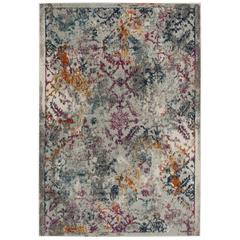 MADISON, LIGHT GREY / FUCHSIA, 8' X 10', Area Rug, MAD159R-8