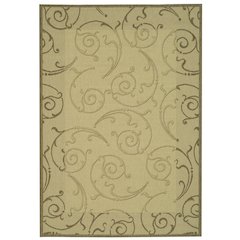 COURTYARD, NATURAL / BROWN, 8' X 11', Area Rug, CY2665-3001-8