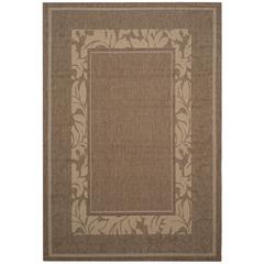 COURTYARD, BROWN / NATURAL, 6'-7" X 6'-7" Square, Area Rug, CY1704-3009-7SQ