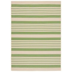COURTYARD, GREEN / BEIGE, 5'-3" X 7'-7", Area Rug, CY6062-244-5
