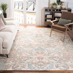 MICRO-LOOP, IVORY / BLUE, 5' X 8', Area Rug, MLP901M-5