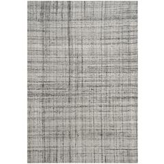 Abstract, GREY / BLACK, 6' X 9', Area Rug, ABT141B-6