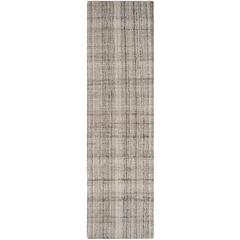 Abstract, CAMEL / BLACK, 2'-3" X 8', Area Rug