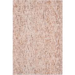Abstract, BEIGE / RUST, 4' X 6', Area Rug